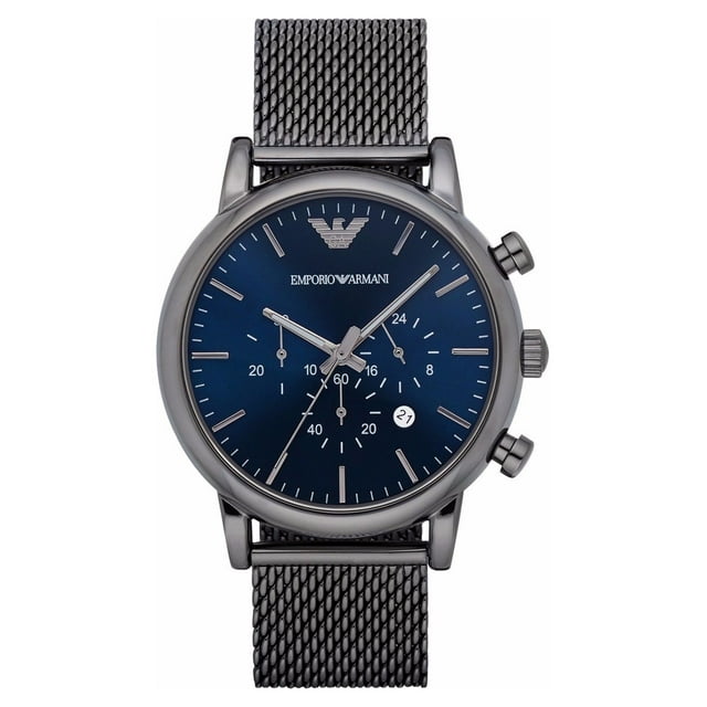 Emporio Armani Men's Chronograph Gunmetal Classic Dress Watch AR1979