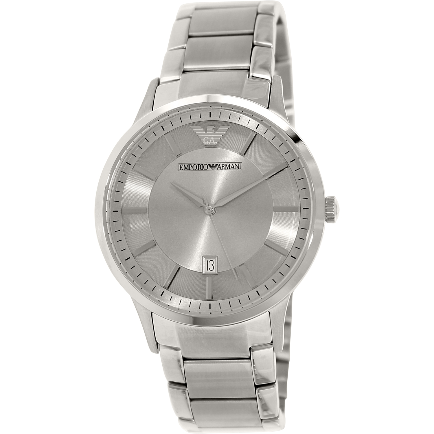 Emporio Armani Men's Classic AR2478 Silver Stainless-Steel