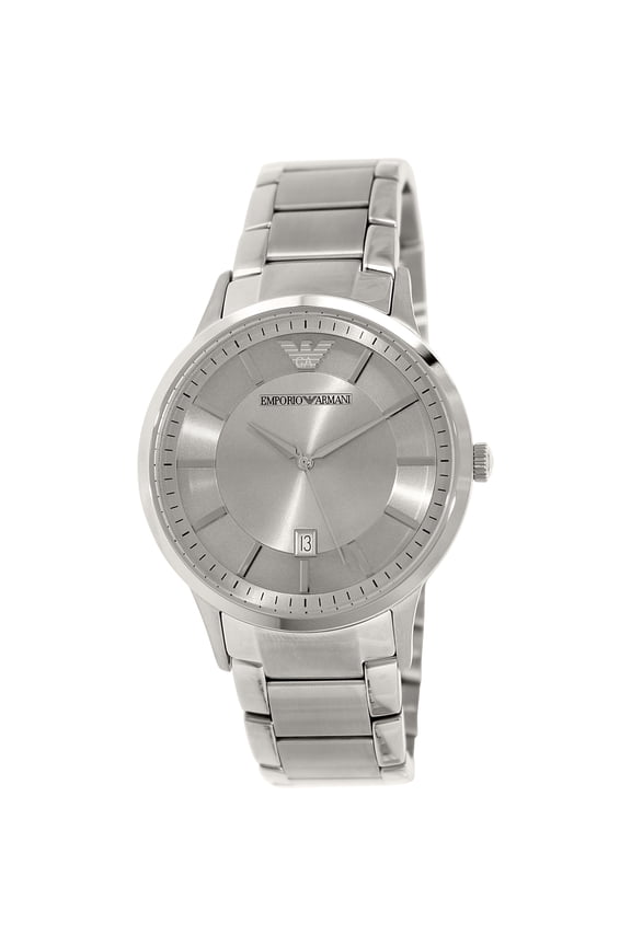 Men's Classic AR2478 Silver Stainless-Steel Swiss Quartz Watch