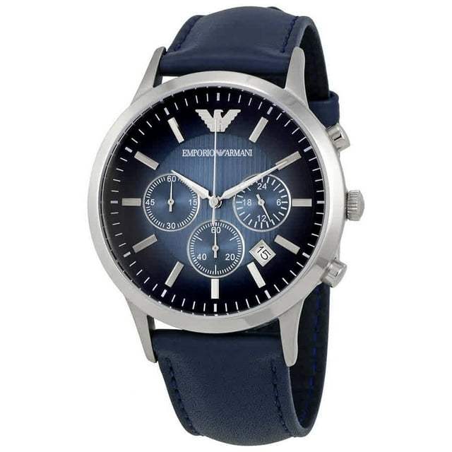 Emporio Armani Men's Classic Leather Strap Watch