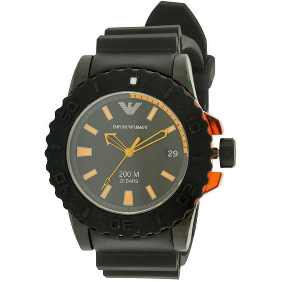 Emporio Armani Men's Emporio Rubber Watch AR5969