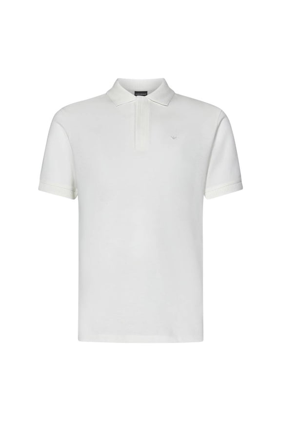 Micro Eagle Jersey Polo Shirt, Size Large