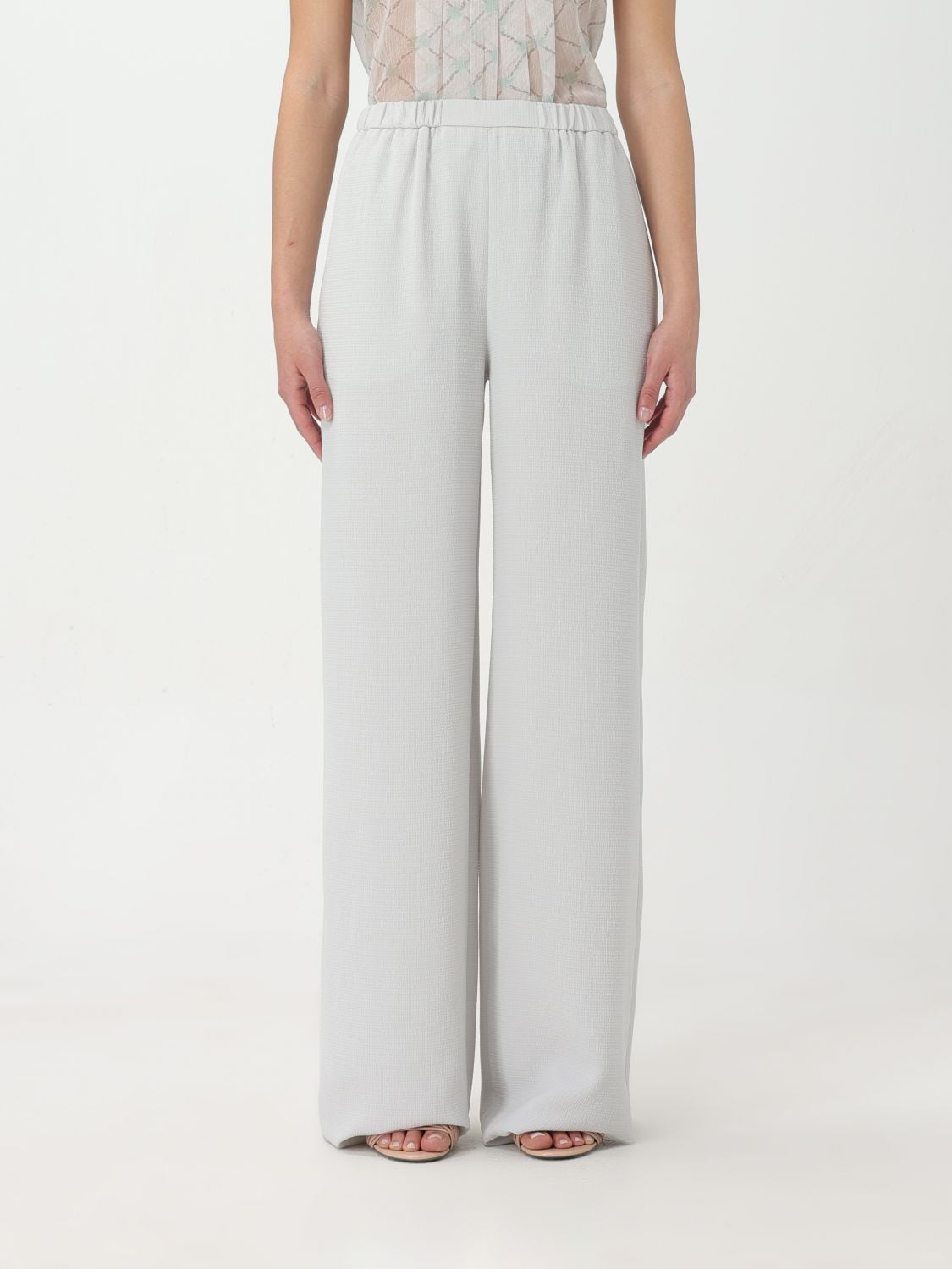 Emporio Armani Pants Woman Grey Woman - Walmart.com