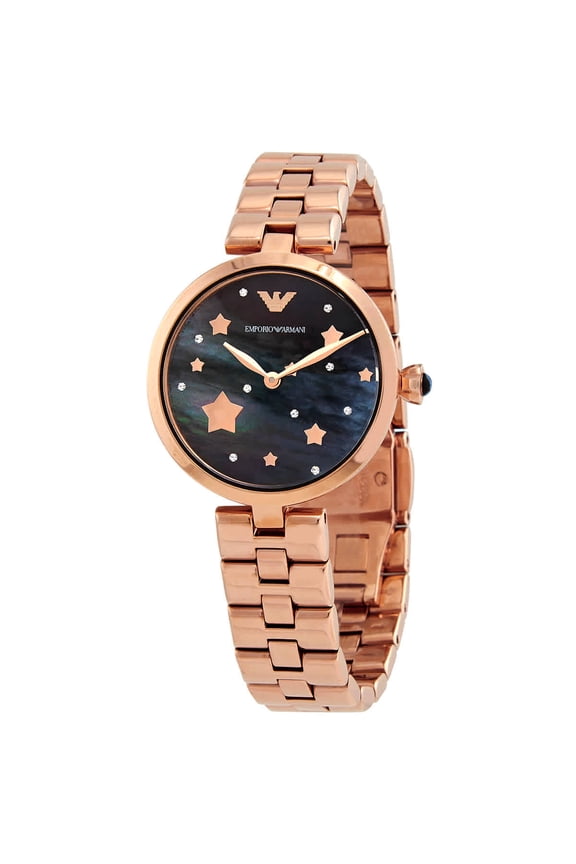 Quartz Black Dial Ladies Watch AR11197