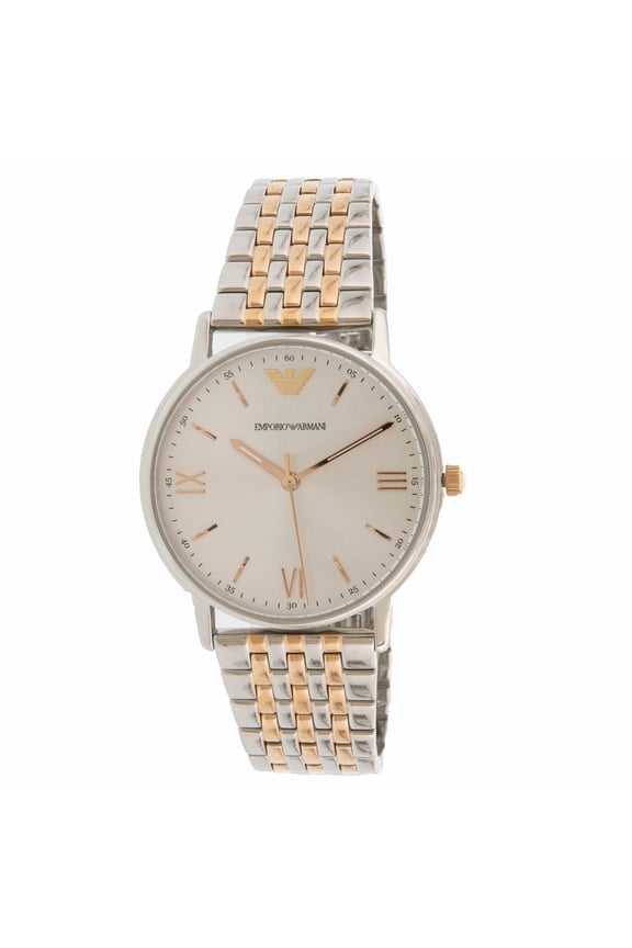 Quartz Silver Dial Stainless Steel Men's Watch AR11093