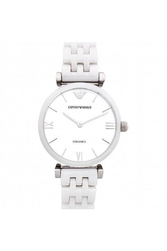 Quartz White Dial Ceramic Ladies Watch AR1485