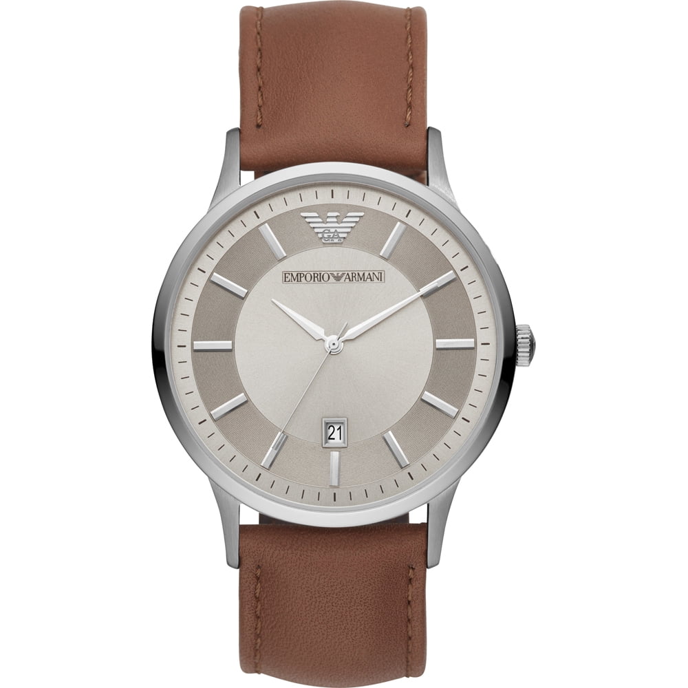Emporio Armani Leather Mens Watch AR11185