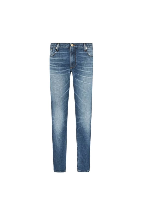 Slim Fit Cotton Jeans, Size 36