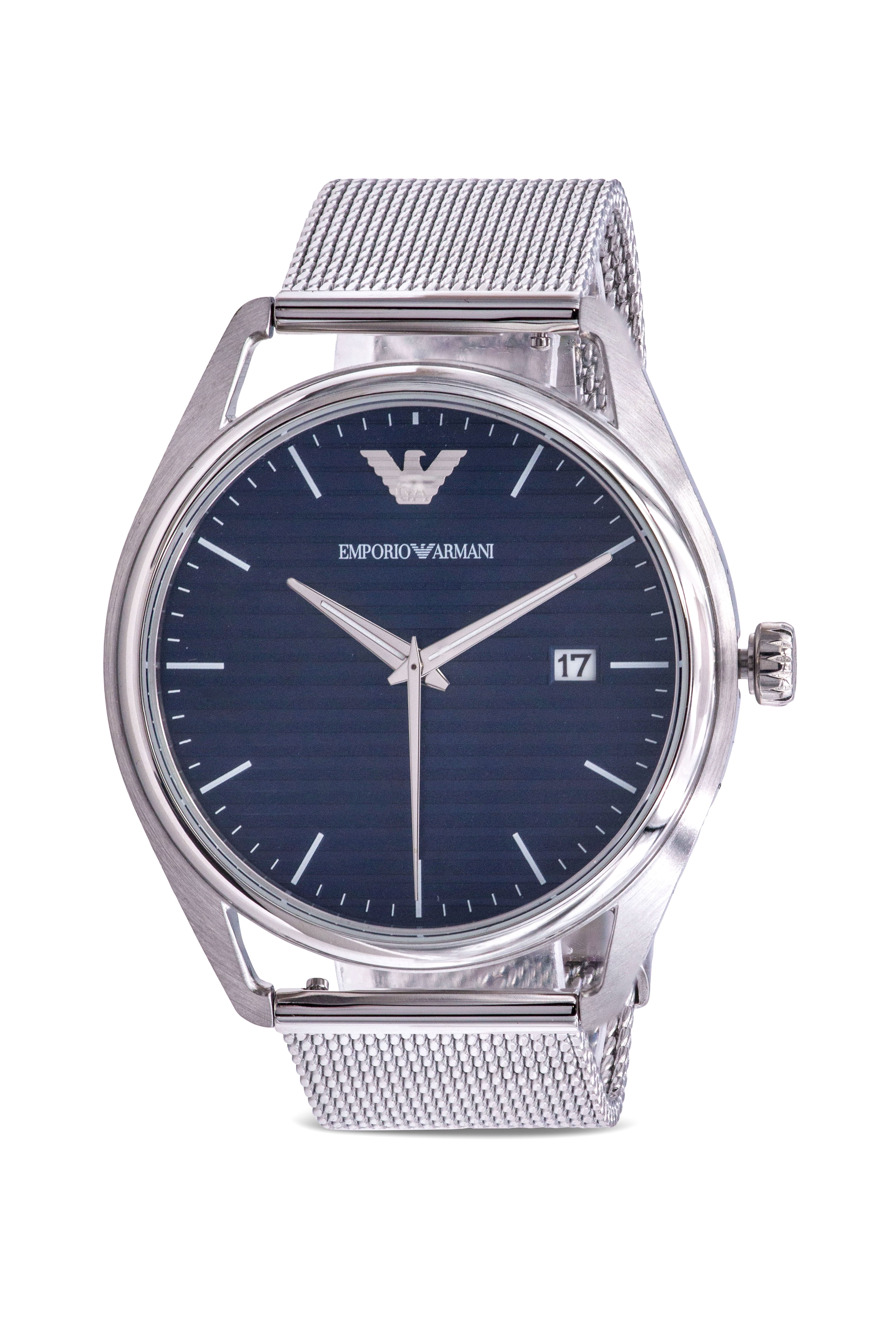 Emporio Armani Stainless Steel Mesh Mens Watch and