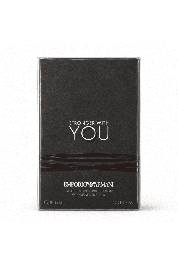 Emporio Armani Stronger With You Eau De Toilette Spray, Cologne for Men, 3.4 Oz