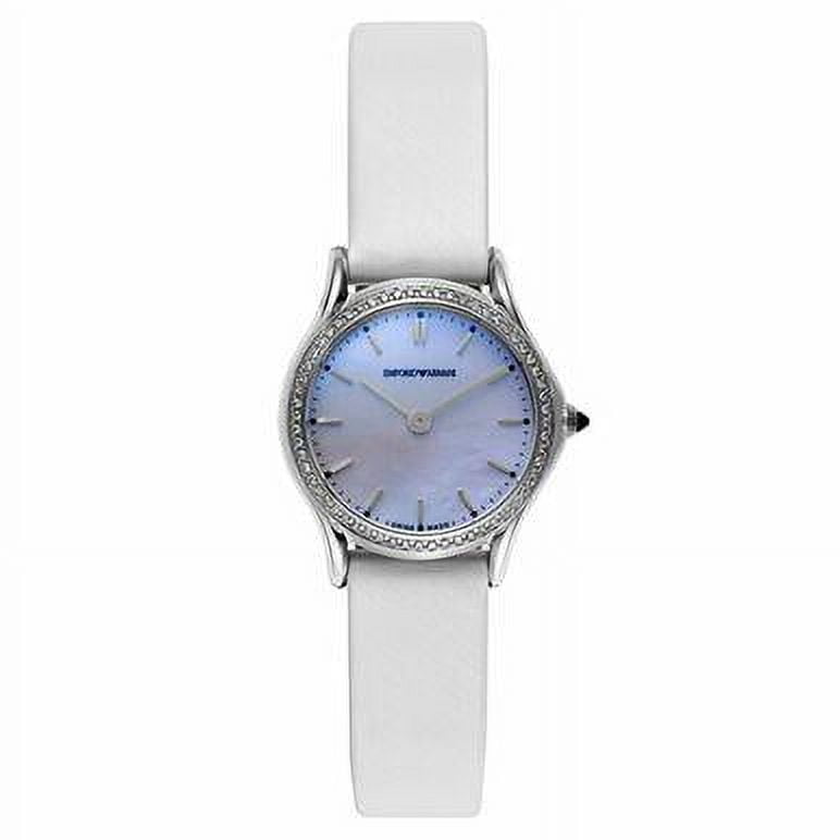 Armani Swiss Made Women’s Quartz Watch Emporio Armani Swiss Made Quartz Diamond White Dial Ladies  main image 3