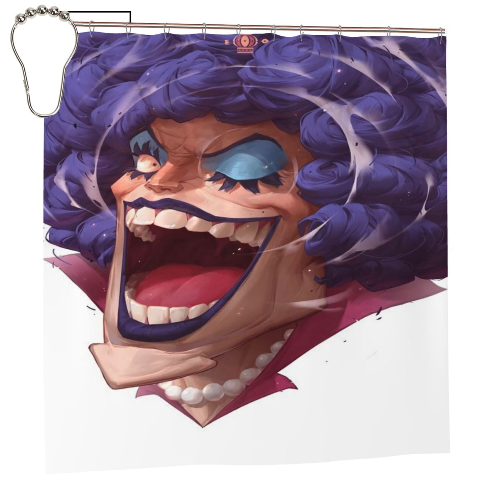 Emporio Ivankov Anime bathroom shower curtain set with hook family ...