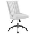 thumbnail image 1 of Modway Empower Channel Tufted Vegan Leather Office Chair in Black White, 1 of 7