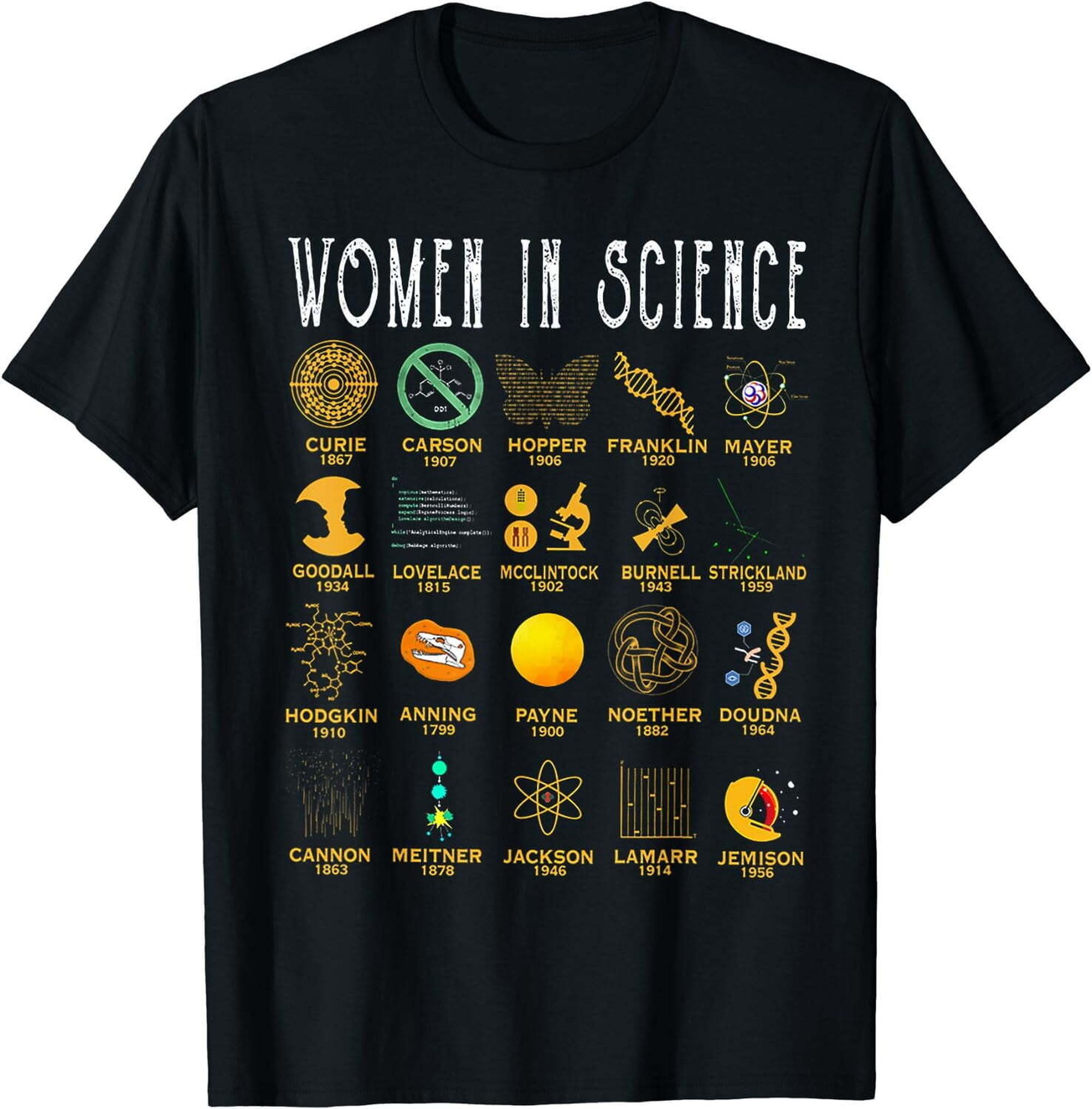 Empower Women in STEM with our Stylish Black Women in Science T-Shirt ...