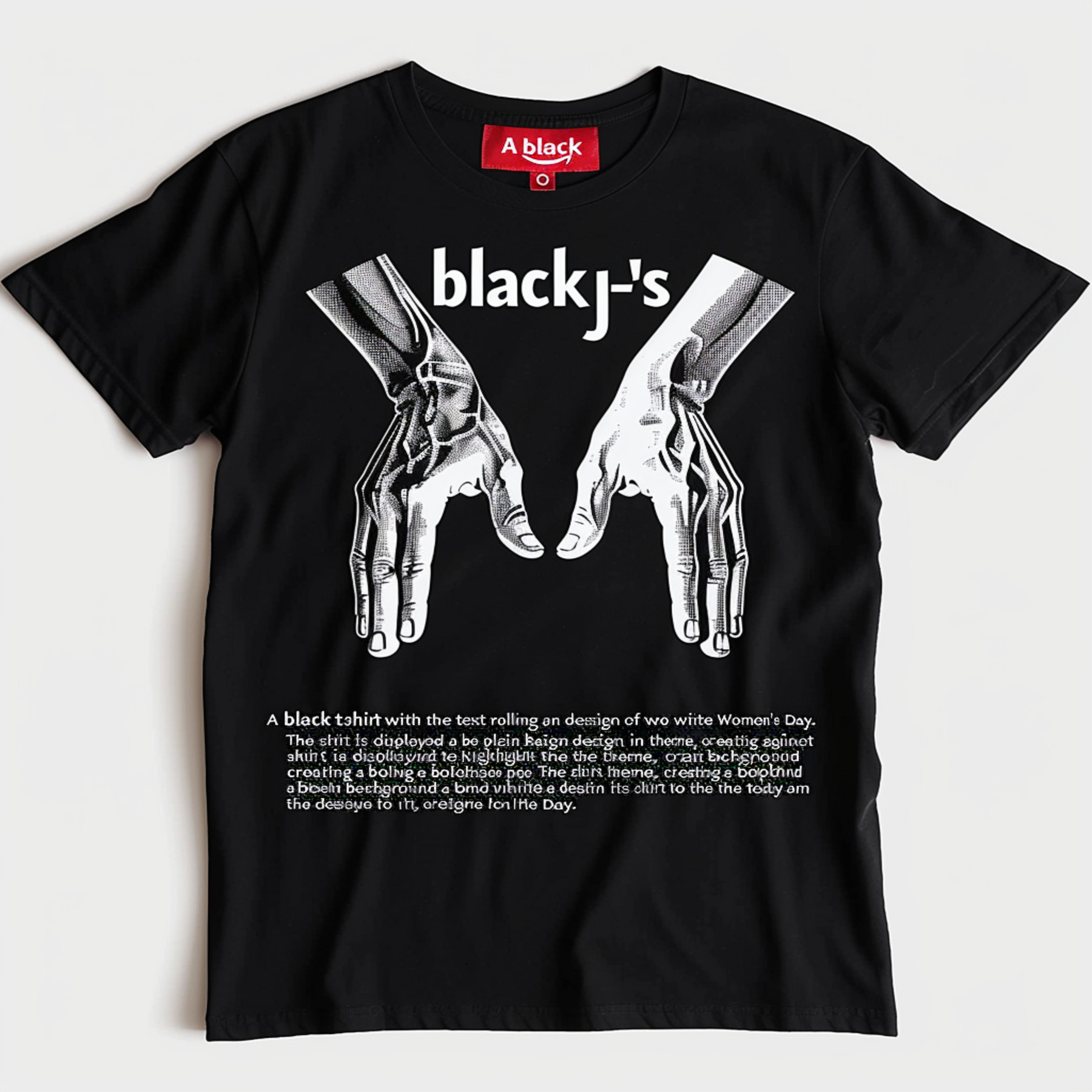 Empower Women with Style Rolling J's Black TShirt Celebrate Women's