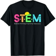 Empower Young Minds with STEM: Science, Tech, Engineering, Math Teacher Appreciation Gift T-Shirt