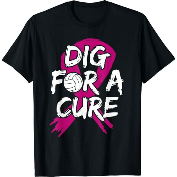 Empower Your Game: Volleyball for a Cause with Pink Ribbon Breast Cancer Surgery Awareness Carcinoma Sport T-Shirt