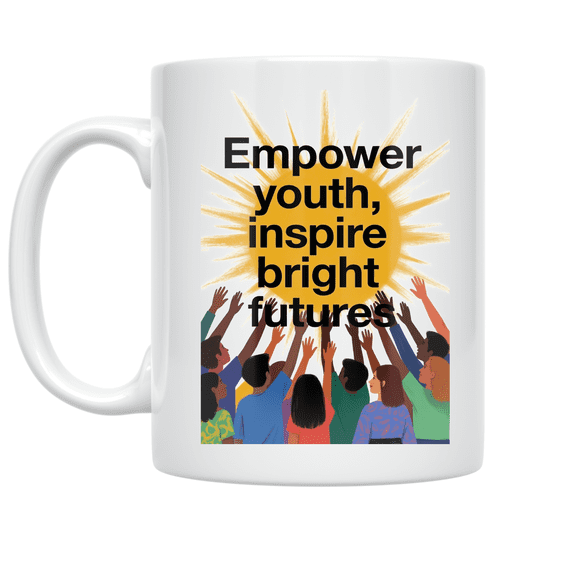 Empower Youth Inspire Bright Futures - Youth Services Advocate - 11 oz Ceramic Mug