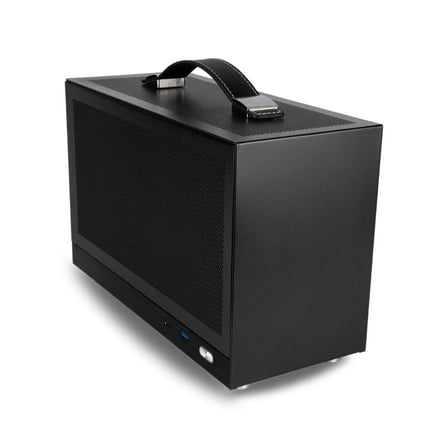 LAN Gamer RTX 5060 8GB, 8-Core AMD Ryzen 7 8700F, 32GB DDR5 RAM, 1TB Gen4 NVMe SSD, 8.1L Mini ITX SFF Desktop w/Windows 11 Pro, 3-Year Warranty, RGB Keyboard+Mouse, Internal Wi-Fi (Black)