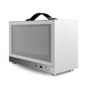 Empowered PC LAN Gaming Desktop (8.1L Small & Light, RTX 5070 12GB, AMD Ryzen 7 8700F, 32GB DDR5 RAM, 1TB Gen4 NVMe SSD, Internal WiFi + Bluetooth, Windows 11 Pro) Best Mini ITX SFF Computer (White)