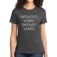 thumbnail image 1 of Empowered Women Empower Women Feminist T-Shirt RBG Ruth Bader Ginsburg Feminism Tee Charcoal M, 1 of 4