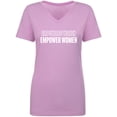 thumbnail image 1 of Empowered Women Empower Women Womens V-Neck Tee, 1 of 3