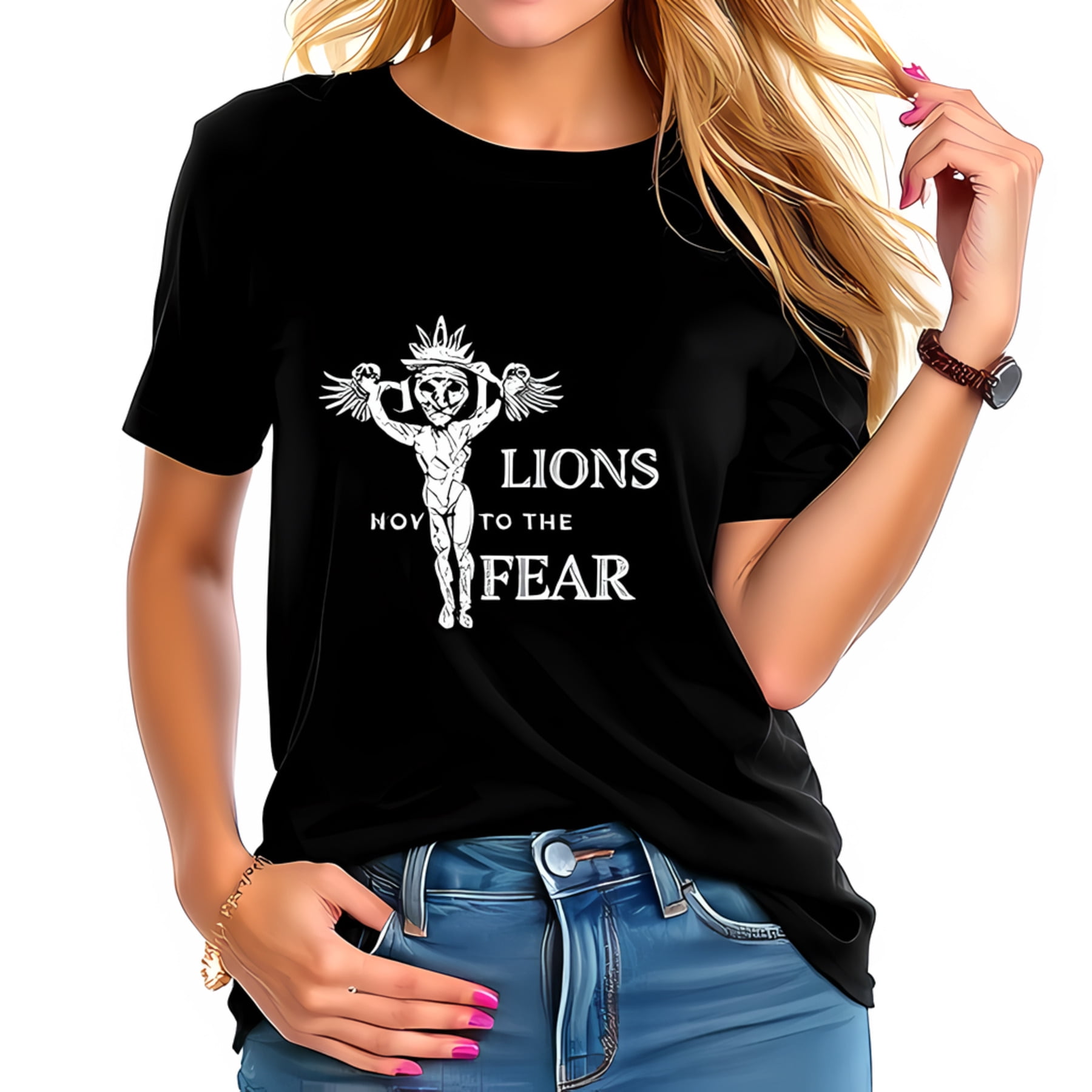 Lions Drag Strip T-Shirt – Short Sleeve, 100% Ringspun Cotton, Comfort Fit