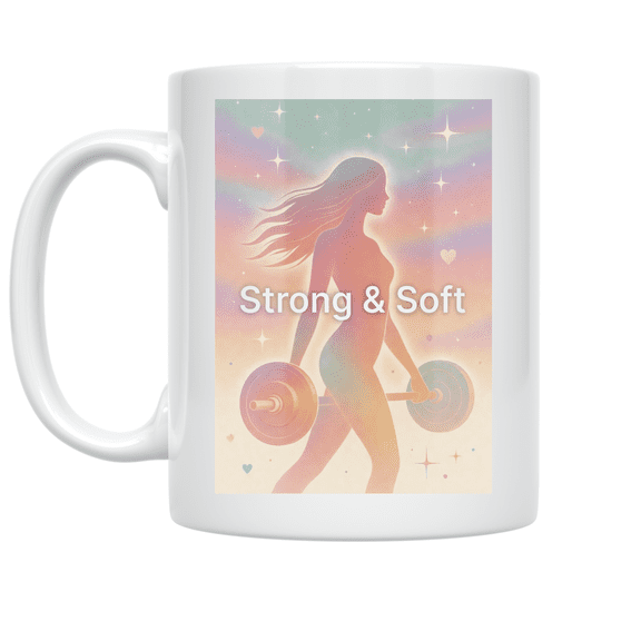 Empowering Fitness Strength - Women - 11 oz Ceramic Coffee Mug