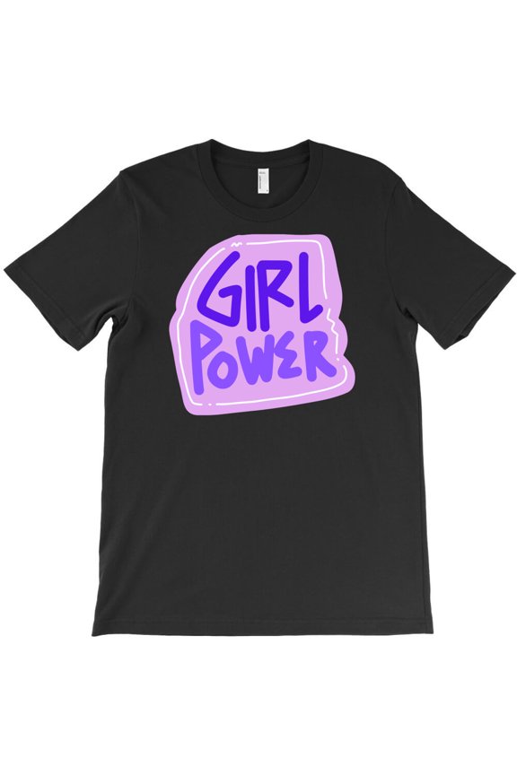 Empowering Girl Power Graphic Inspirational Feminine Slogan Unisex T-Shirt, for men & women, up to size 5XL