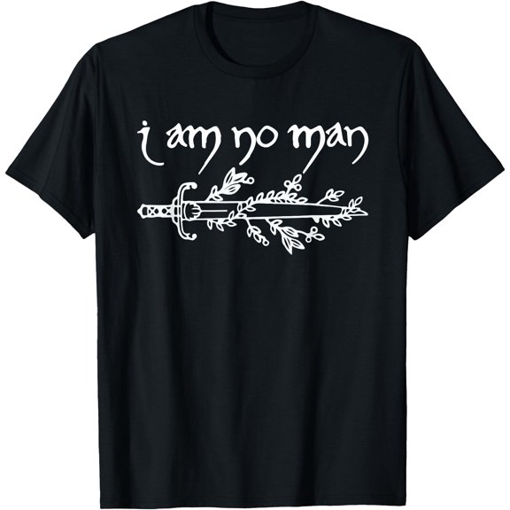 Empowering Literary Fandom T-Shirt with Stylized Sword for Avid Book Lovers