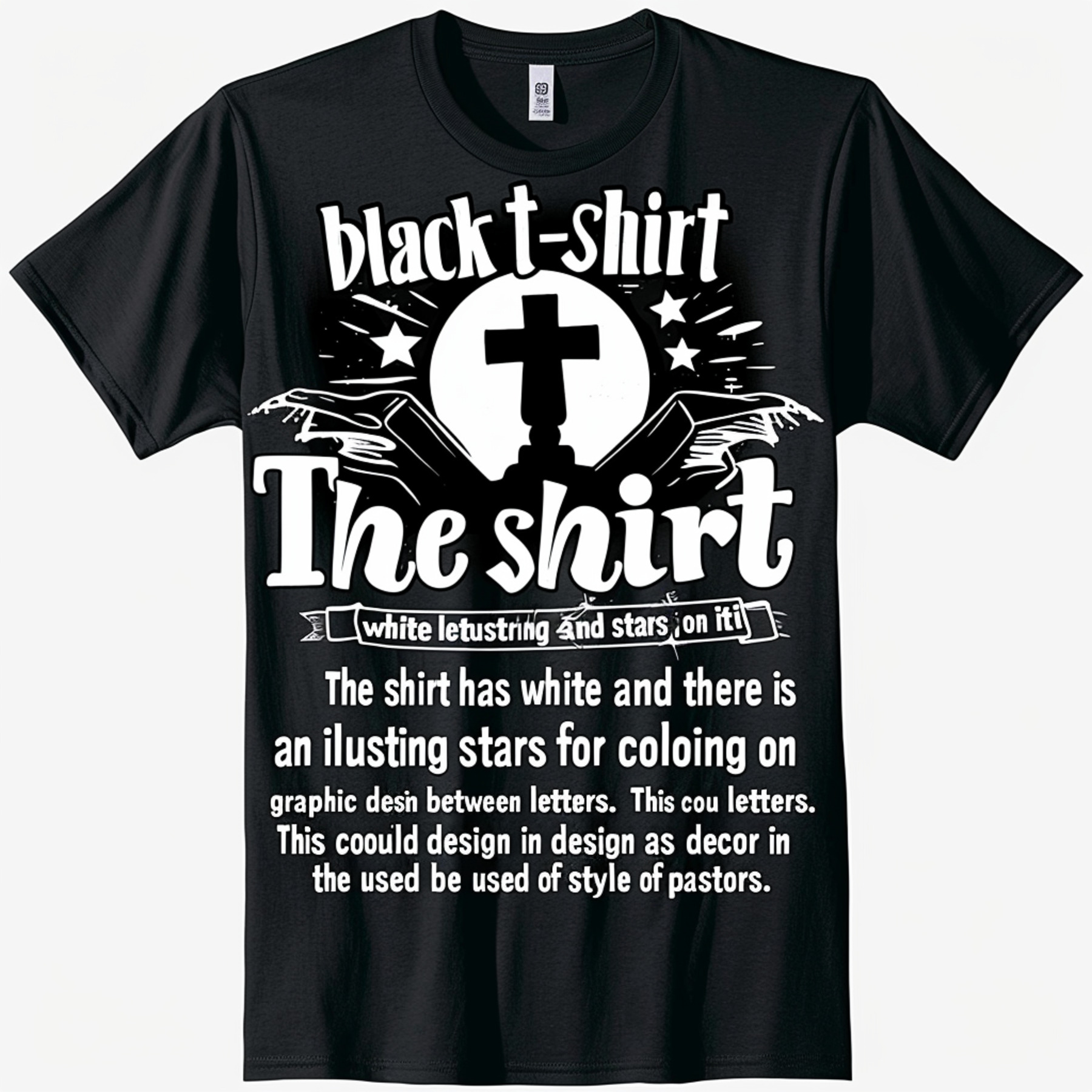 Empowering Messages: Unique Black TShirt Designs for Pastors and