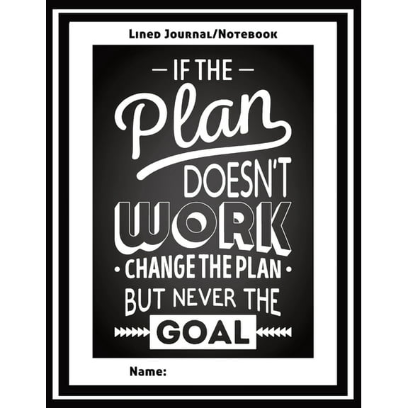 Empowering, Motivational, Team-building, Leadership Wide-Ruled Lined Personal Journal, Diary, & Note: Perfect For School, (Paperback)