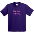 thumbnail image 1 of Empowering Statement Shirt - Her Vibe Is Pretty - Girls, 1 of 3