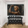 thumbnail image 1 of Empowering Woman Portrait Wall Art, Feminine Strength Poster, Motivational Decor Inspiring Sports Poster Ready To Hang, Unframed Poster Size 24x36, 1 of 4