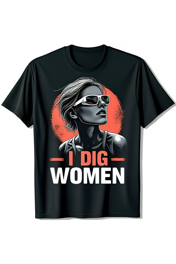 Empowering Women's Graphic Black T-Shirt Modern Design for Bold Statements