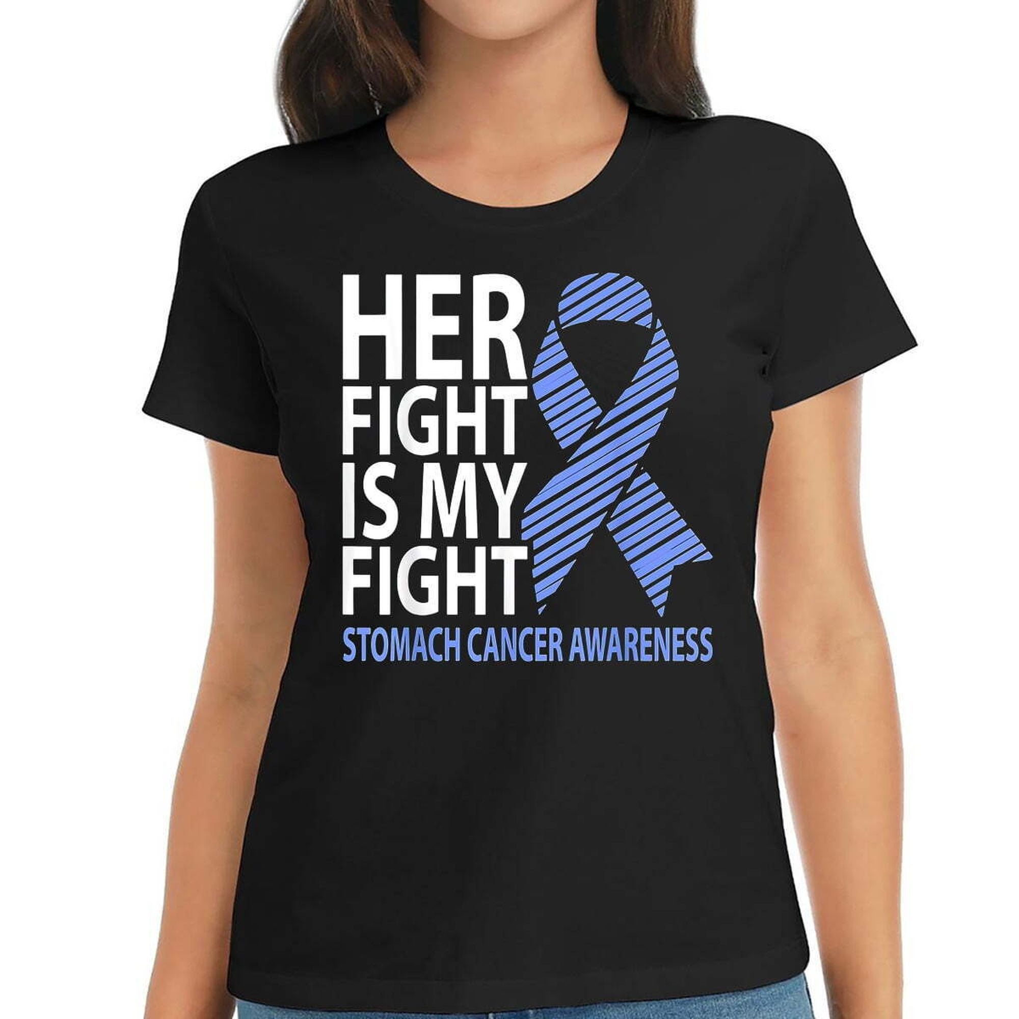 Empowering Women's Stomach Cancer Support Tee: Unite in the Fight ...