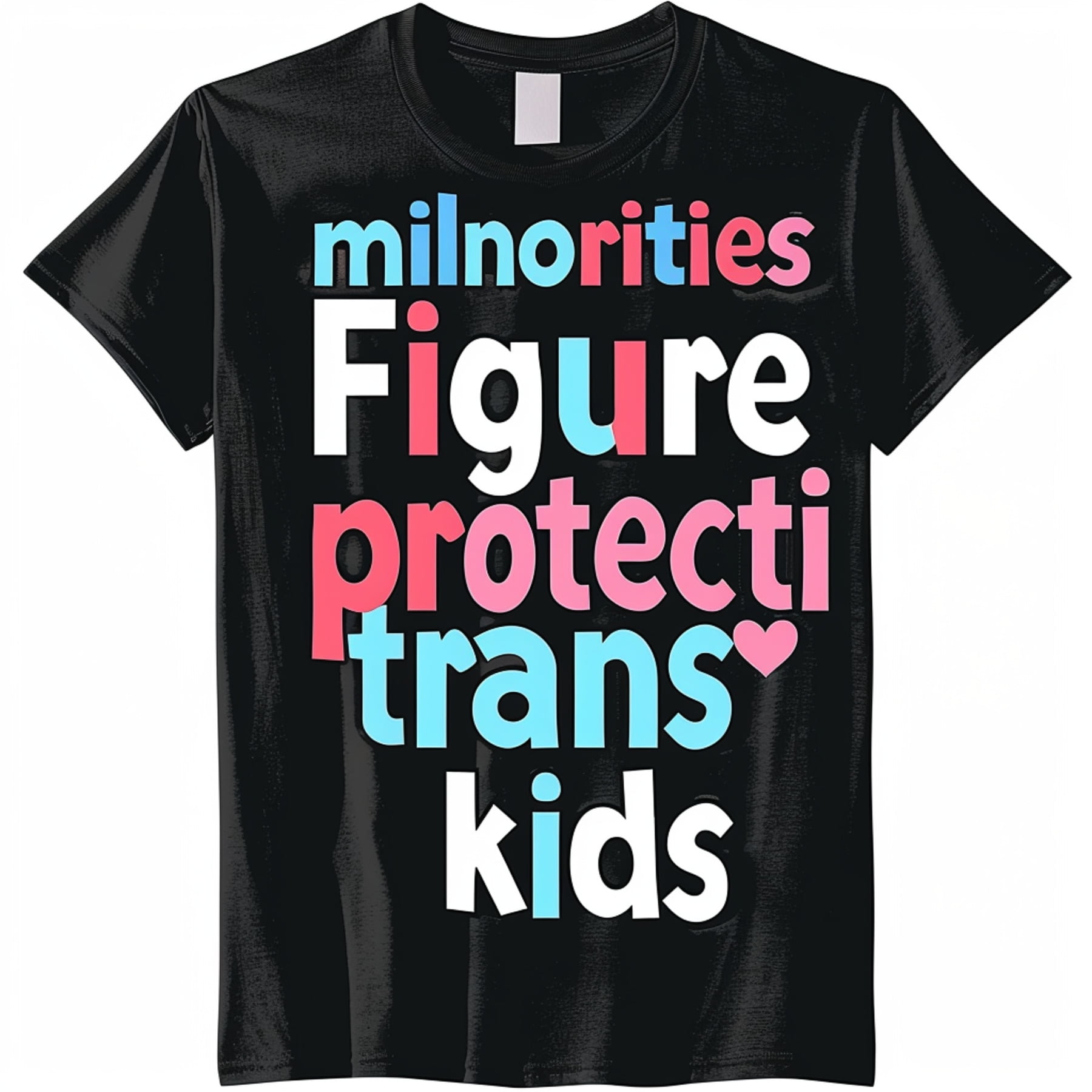 Empowering Minorities & Protecting Trans Kids Modern Vector Art Design 