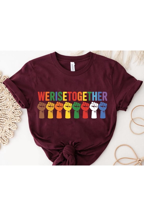 Empowerment Fist Graphic Tee: Social Justice Equality Unity Shirt SWEATSHIRT All Size S-5XL