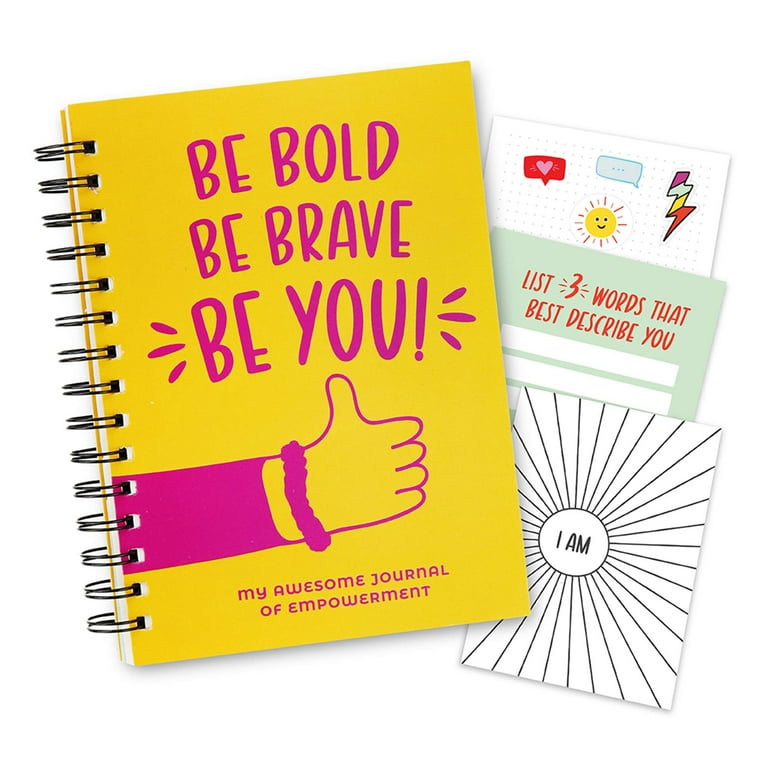  DOODLE HOG Empowerment Journal for Girls, Teens - Journal Kit  Includes 100 Page Journal, Stickers, Keychain, Markers, Washi Tape & Poster  That Encourage Empowerment. Great Teen Girl Gifts! : Toys & Games