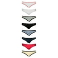 thumbnail image 1 of Emprella Cotton Underwear Women, 8 Pack Womens Bikini Seamless Ladies Cheeky Panty, 1 of 6