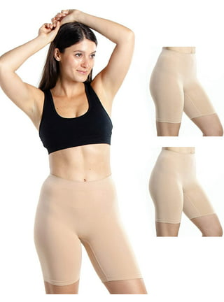 Homgro Women's Thong Body Shaper Shorts High Waist Tummy Control Shapewear  Underwear Black Small