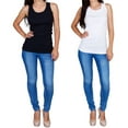 thumbnail image 1 of Emprella Tank Tops for Women 2-Pack Ribbed Racerback Tanks (Small), 1 of 2
