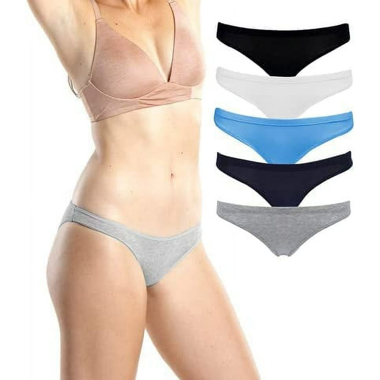 Emprella Womens Hipster Underwear Pack Soft Cotton Ladies Panty - 5 Pack