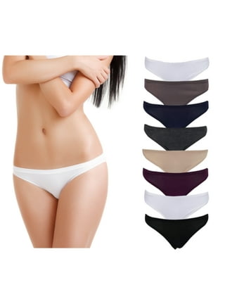 Emprella Women's Underwear Thong Panties - 8 Pack Colors and Patterns May  Vary - M 
