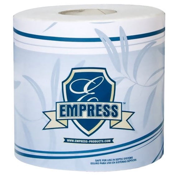 Empress BT 4535500 Empress Premium White Bath Tissue 4.5" X 3.5" 2-Ply 500 / Roll 96/Case (BT 4535500)