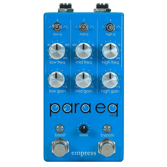 Empress Effects ParaEq MKII Effects Pedal Blue