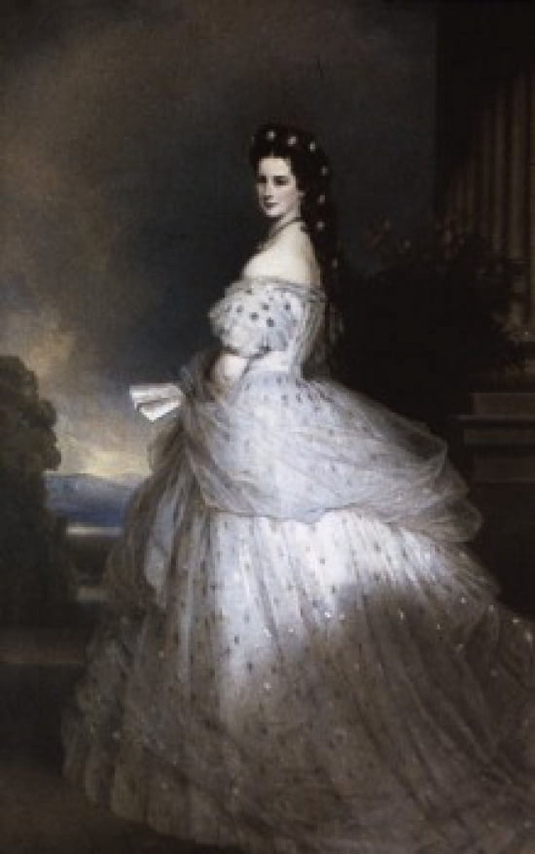 Empress Elizabeth of Austria Franz Xaver Winterhalter (1806-1873 German) Canvas Art - Franz Xaver Winterhalter (18 x 24)