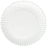 Empress Uncoated Paper Plate 6 White 1000 / cs 10 packs / 100
