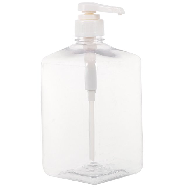 Empty Bottle Sugar Syrup 1600ml Pump Bottle Liquid Dispenser Storage