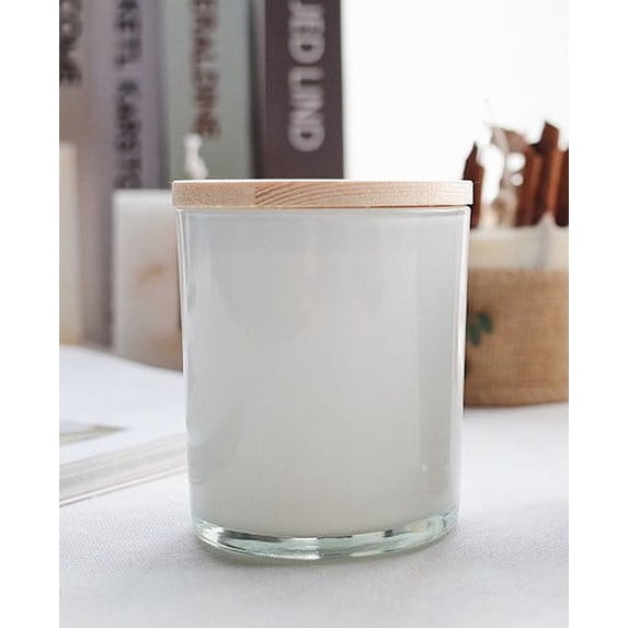 Empty Candle Jar Glass Candle Jar with Lid Candle Storage Container Candle Making Jar